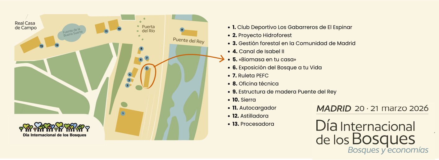Día de los Bosques 2026 Biomasa en tu Casa Madrid