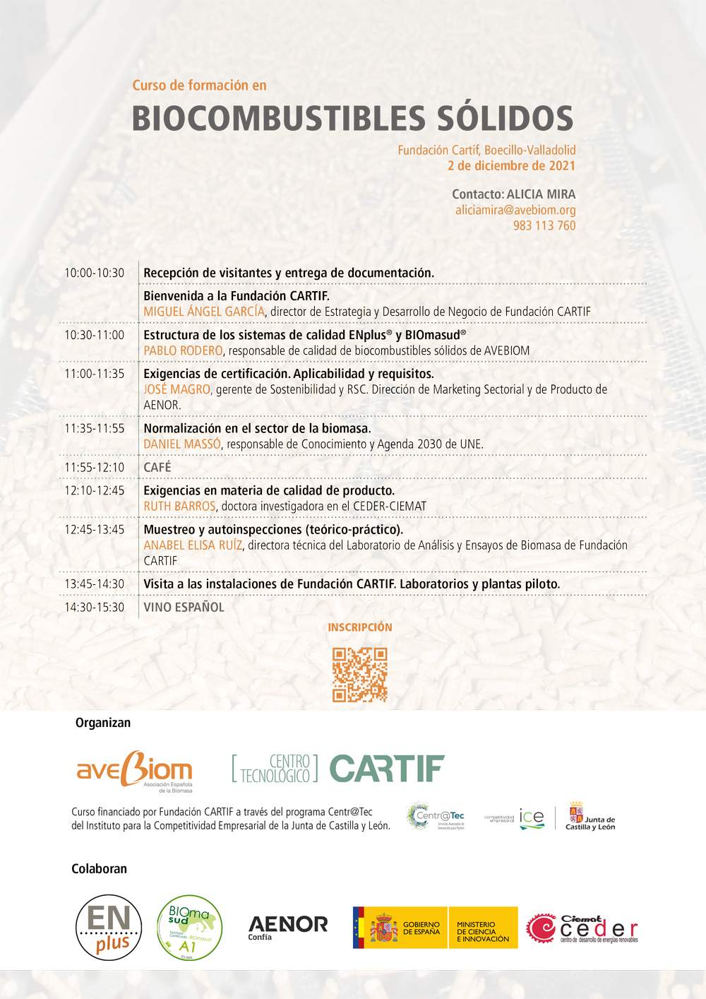 programa curso calidad biocombustibles enplus avebiom